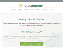 Tablet Screenshot of predictenergy.com